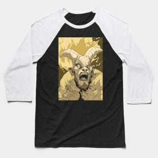 Diabolic Vigil - Sentinel Devil Goat Baseball T-Shirt